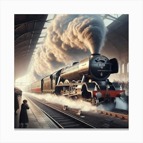 Steam Train 3 Canvas Print