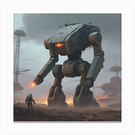 Futuristic Robot 7 Canvas Print