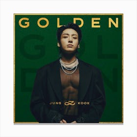 GOLDEN (by Jung Kook) Canvas Print