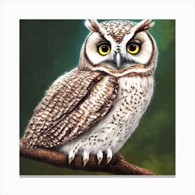Cute Little Owl 2 Canvas Print
