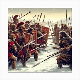 Battle Of Sparta 5 Canvas Print