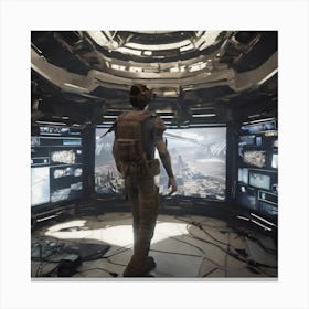 Vr Room Canvas Print