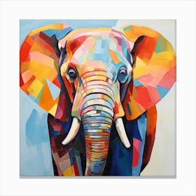 Colorful Elephant Canvas Print