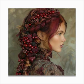 Girl With Red Hair 1 Canvas Print