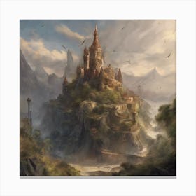 Fantasy Castle 58 Canvas Print