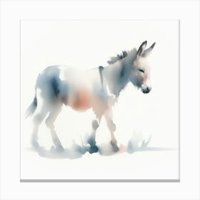 Donkey Canvas Print 1 Canvas Print