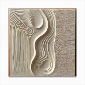 Wavy Sculpture 1 Canvas Print