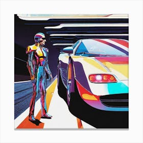 Futuristic Car 32 Canvas Print