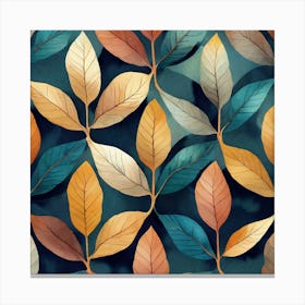 Leaf Pattern Canvas Print