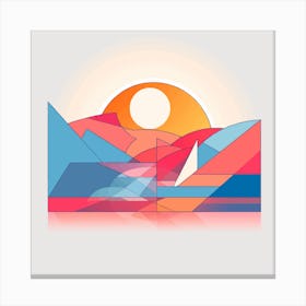 Calm Sunset Canvas Print