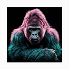 Gorilla Portrait Canvas Print