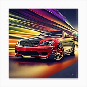 Mercedes Benz Clk Canvas Print