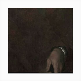 Man Holding A Hand Canvas Print