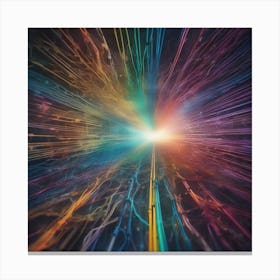 Abstract Space Background 3 Canvas Print