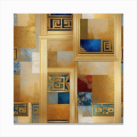 Greek Mosaic Canvas Print