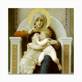 Madonna And Child Canvas Print