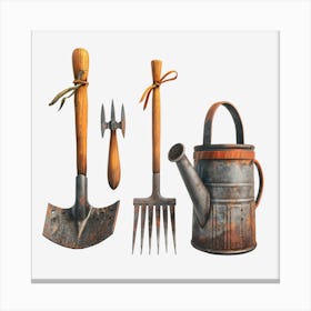 Garden Tools 1 Canvas Print