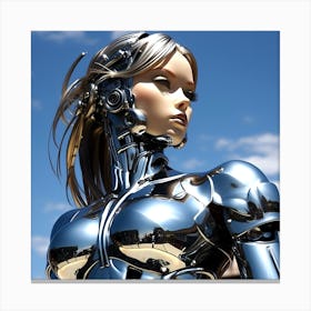 Futuristic Woman 1 Canvas Print