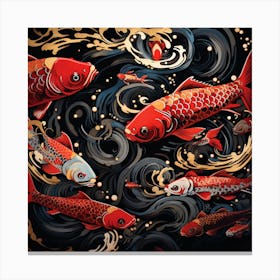 Koi Fish 4 Canvas Print