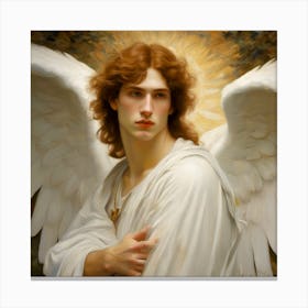 Male Angel Canvas Print