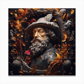 Bust Of A Man 1 Canvas Print