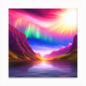 Aurora Angel Canvas Print