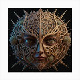 Woman'S Face Canvas Print