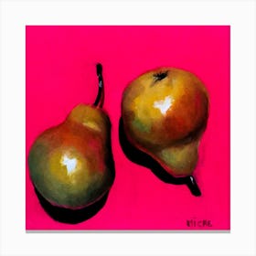 A Pair Of Pears Canvas Print