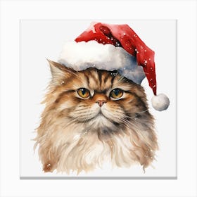 Santa Cat 33 Canvas Print