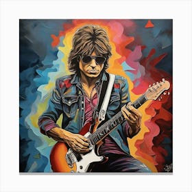 The Guitar Solo Art Print 3 Canvas Print