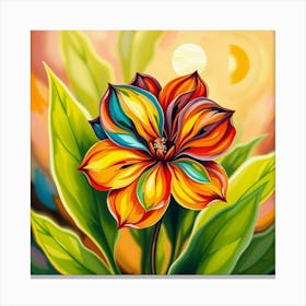 Flower Painting 3 Canvas Print