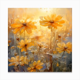 Yellow Daisies Canvas Print