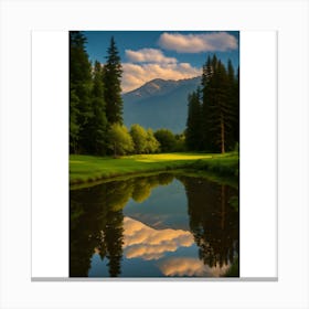 Pond Reflected Canvas Print