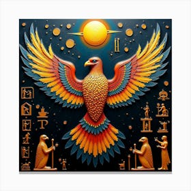 Egyptian Phoenix 2 Canvas Print