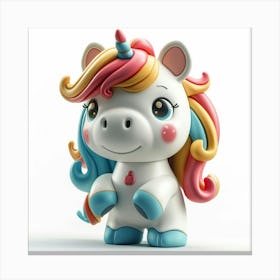 Unicorn Figurine 48 Canvas Print