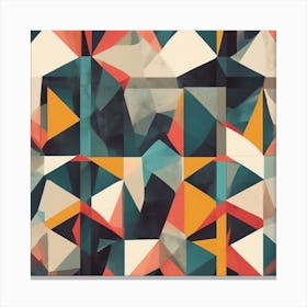 Abstract Geometric Pattern Canvas Print