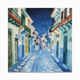 Street In Morocco Canvas Print