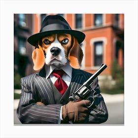 OGD- Original Gangster Dog~ Reimagined 6 Canvas Print