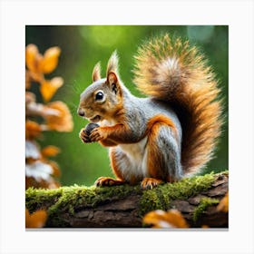 Red Squirrel 1 Canvas Print