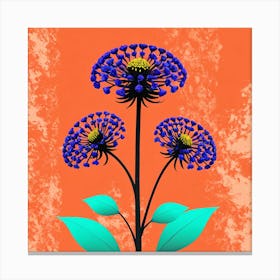 Blue Flowers 1 Canvas Print