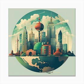 Cityscape 3 Canvas Print