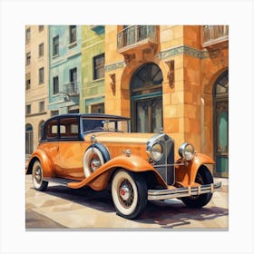 Antique Car Canvas Print