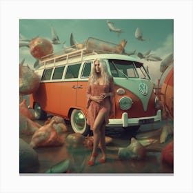 Vw Bus 2 Canvas Print