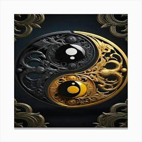 Yin Yang 2 Canvas Print