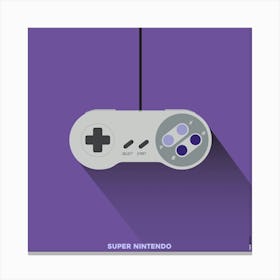 Joystick Super Nintendo Canvas Print