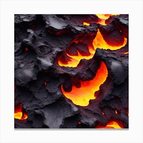 Close Up Of Lava Canvas Print