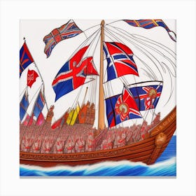 Viking Ship 1 Canvas Print