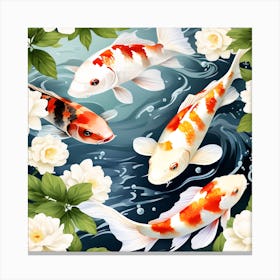 Koi carp 1 Canvas Print