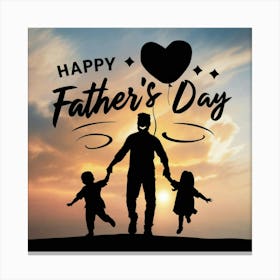 Happy Father'S Day 2 Canvas Print