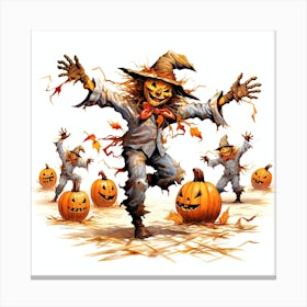 Scarecrows Canvas Print